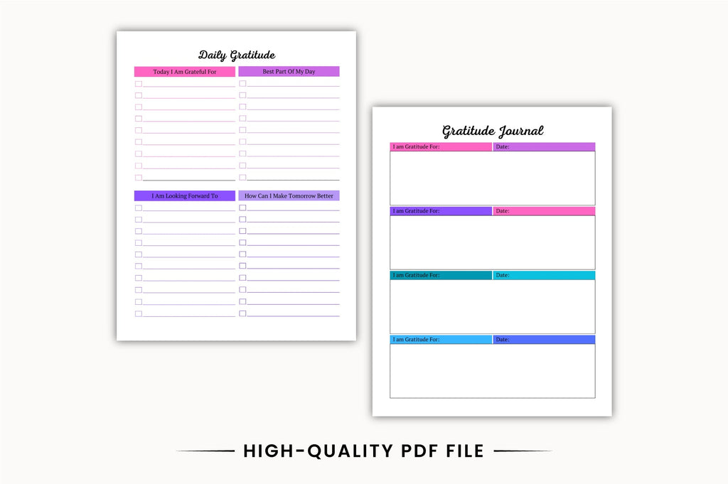 Self Care Wellness Planner