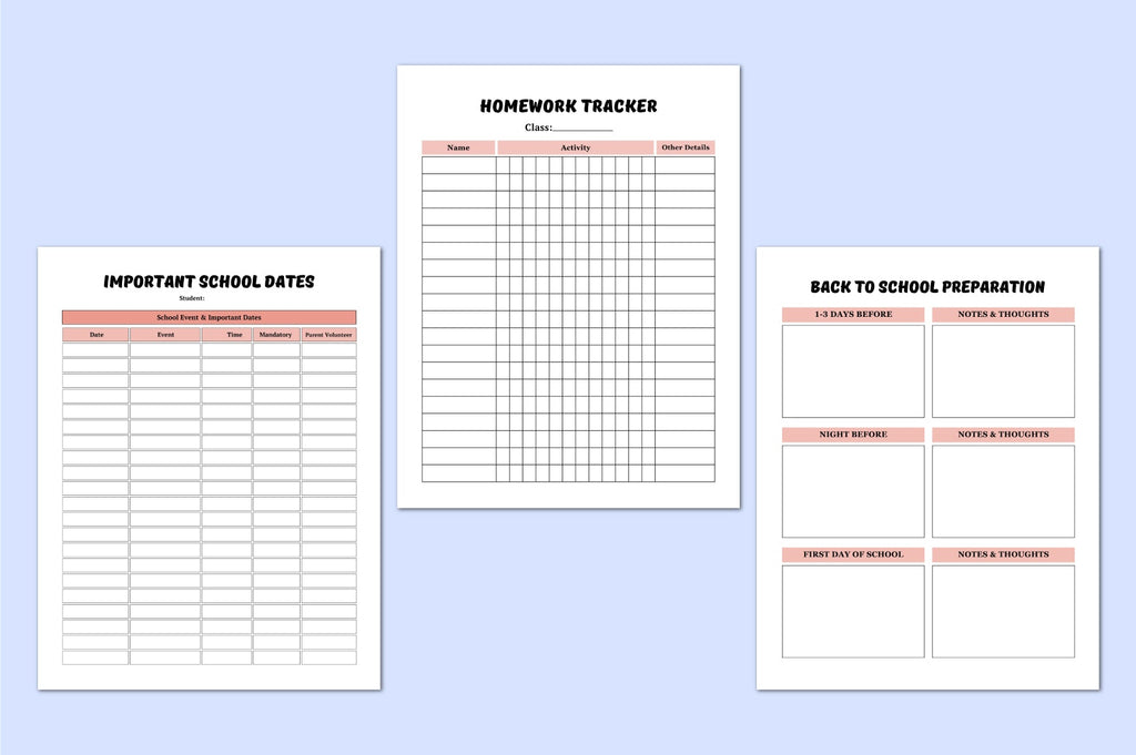 School Study Planner