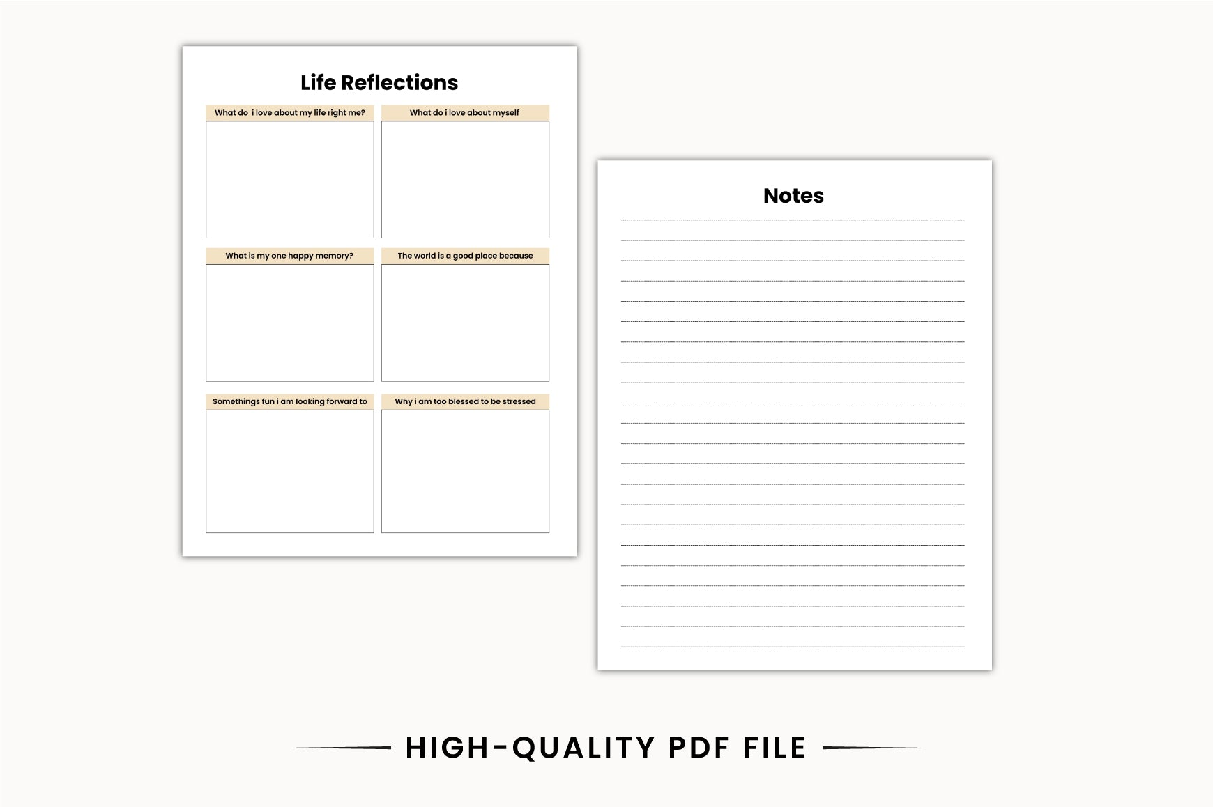 Prayer and Spiritual Reflection Journal
