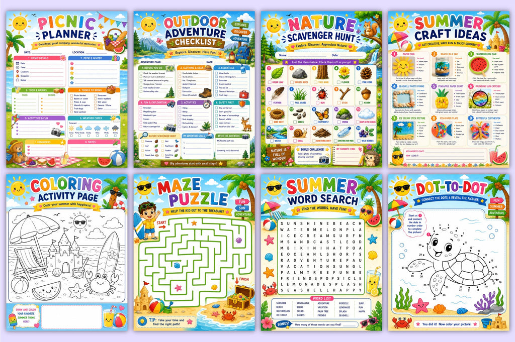 Kids Summer Activity Planner