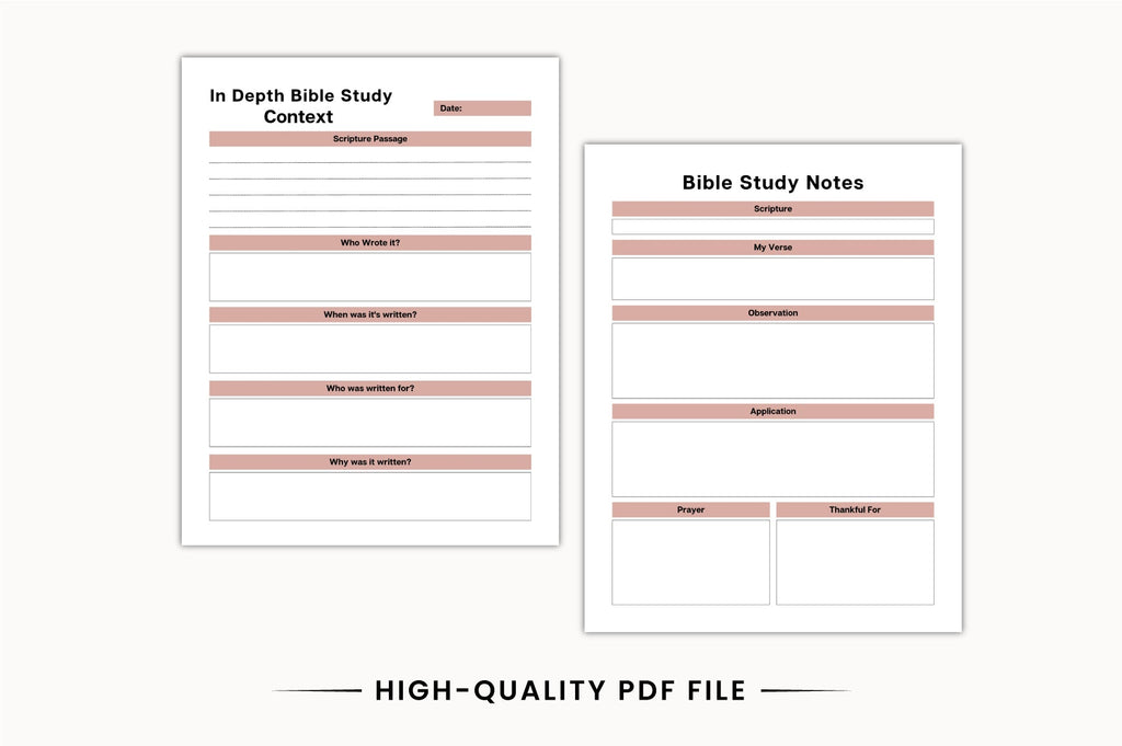 Faith Devotional Planner