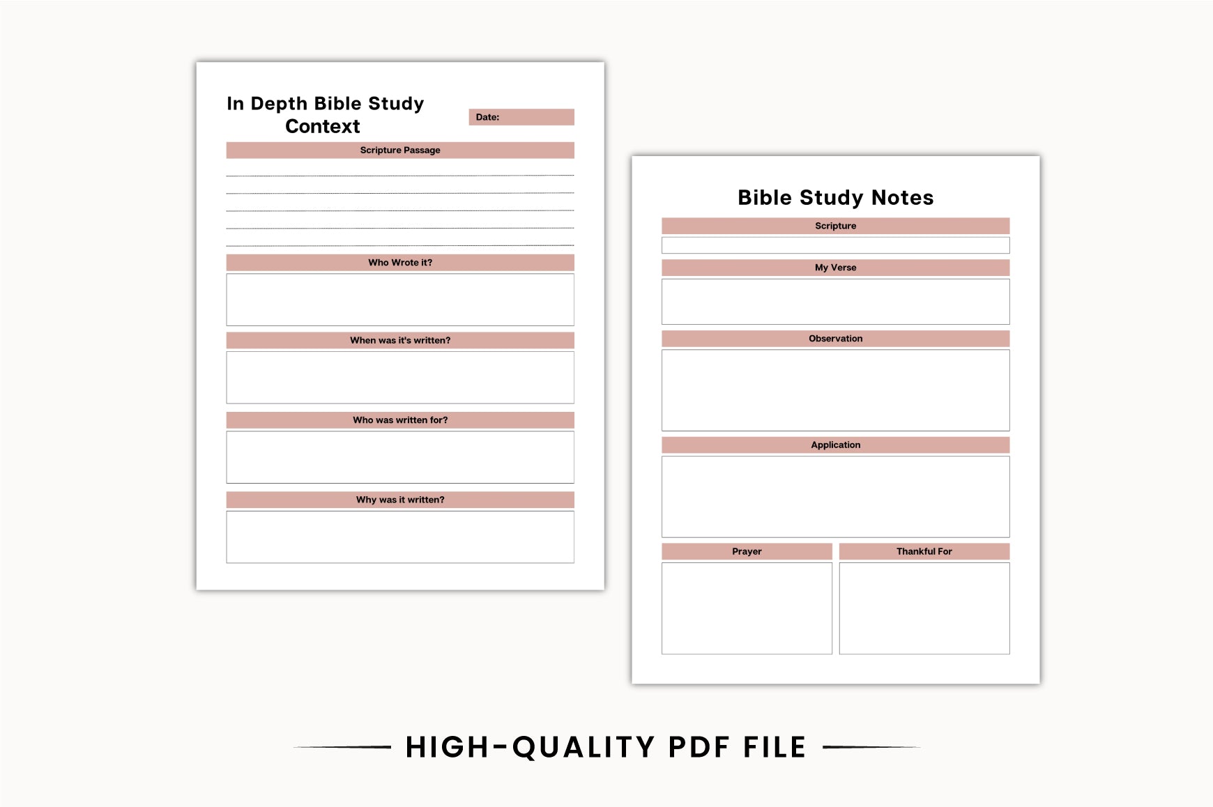 Faith Devotional Planner