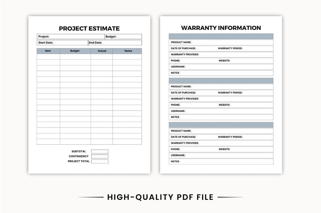 Home Upkeep Planner