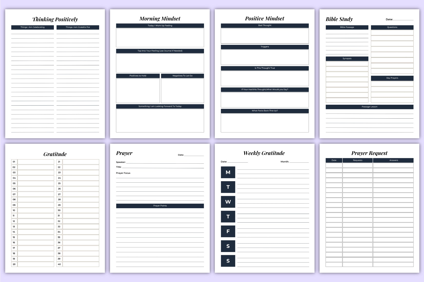 Bible Devotion Planner