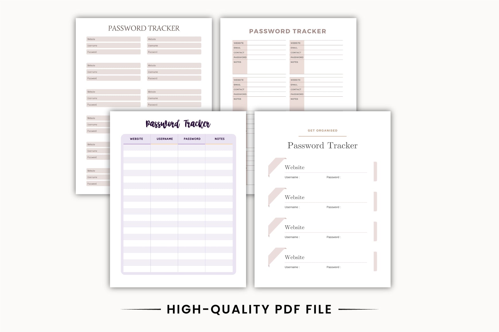 Password Keeper Planner
