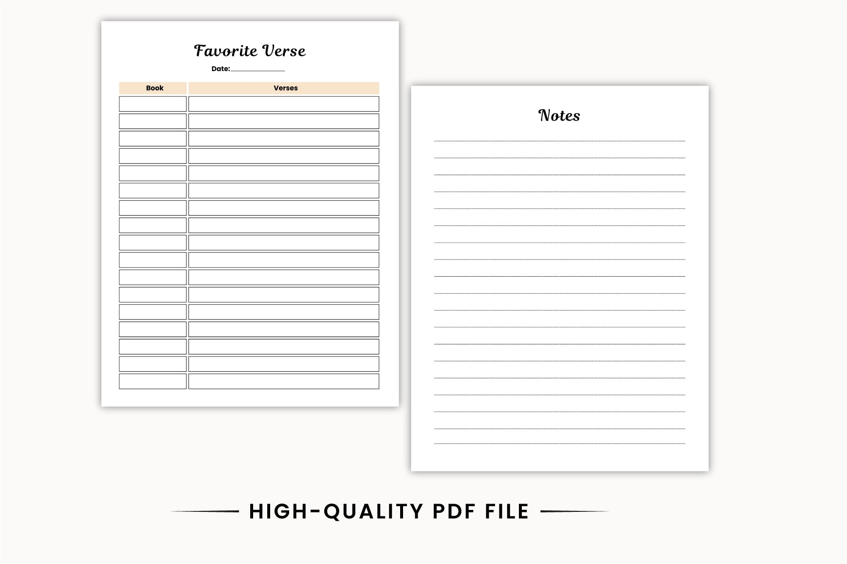 Christian Devotional Planner