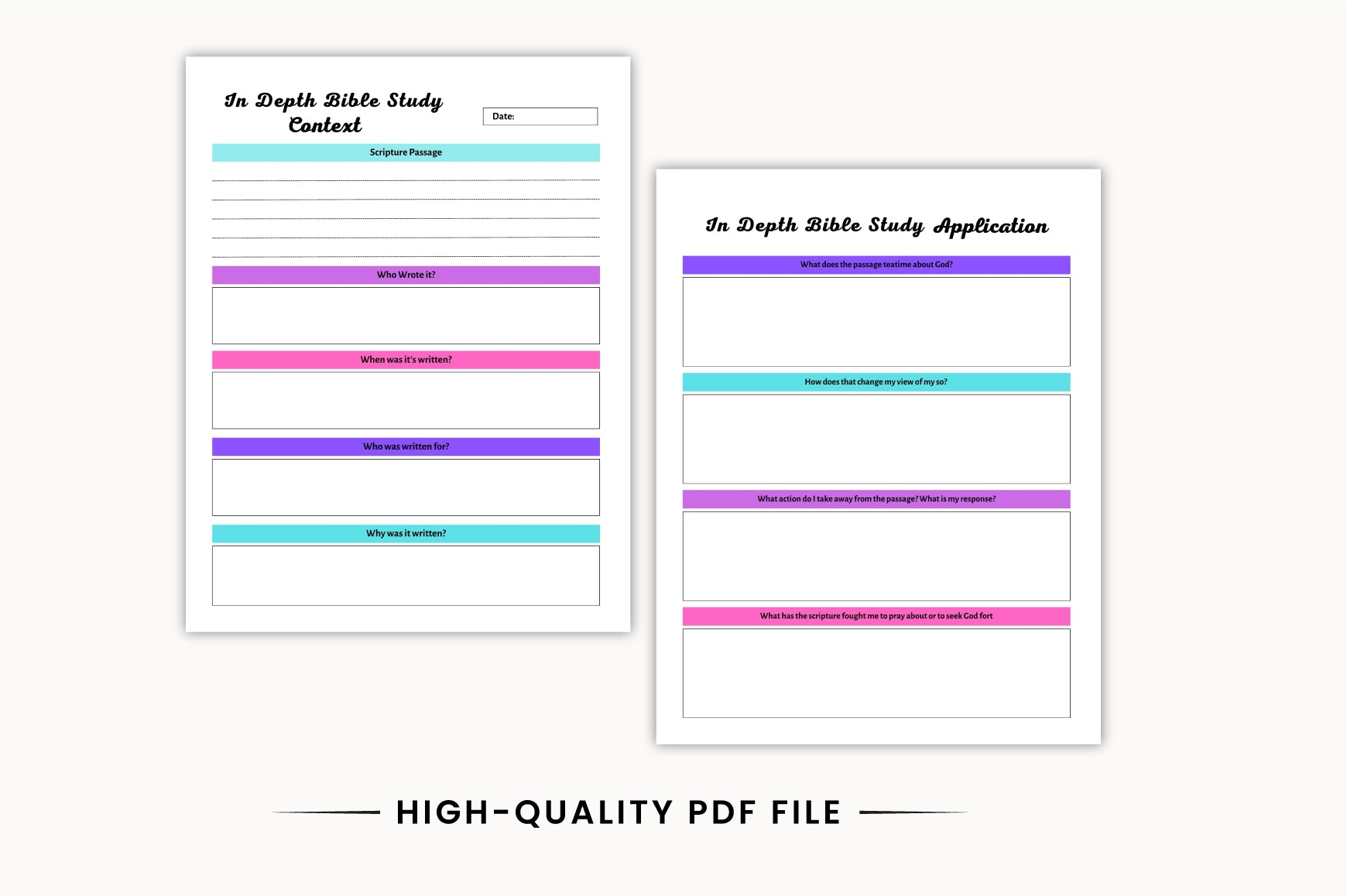Faith Devotional Planner