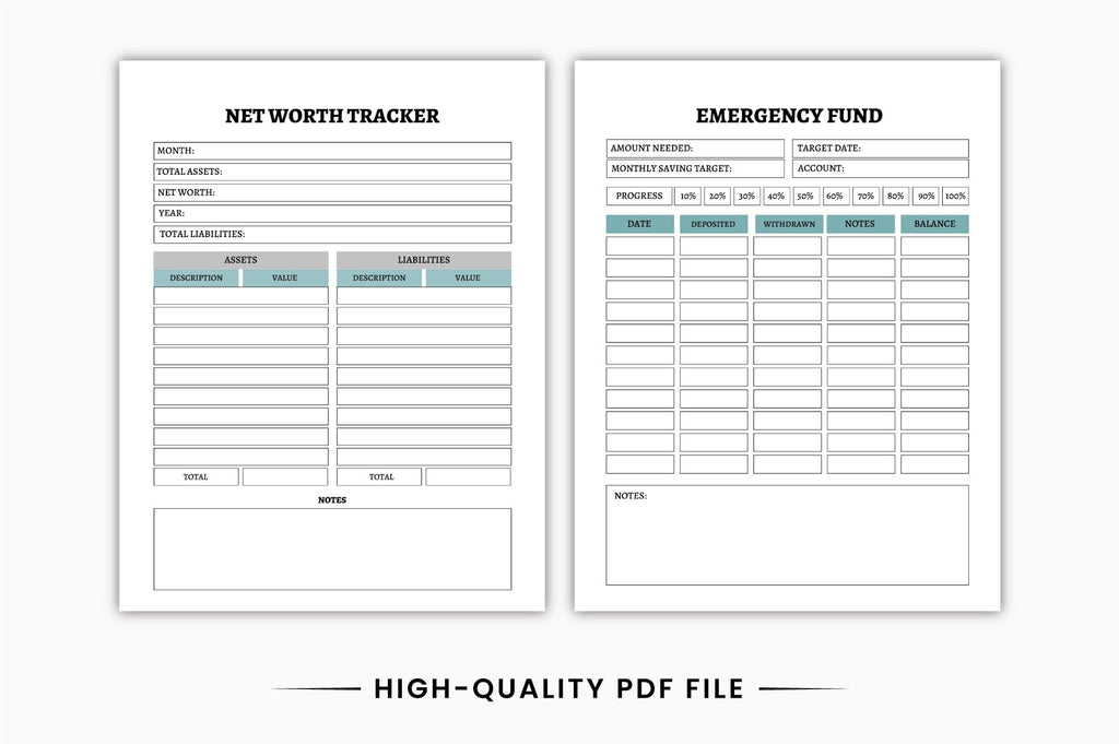 Financial Mindset Planner for Success