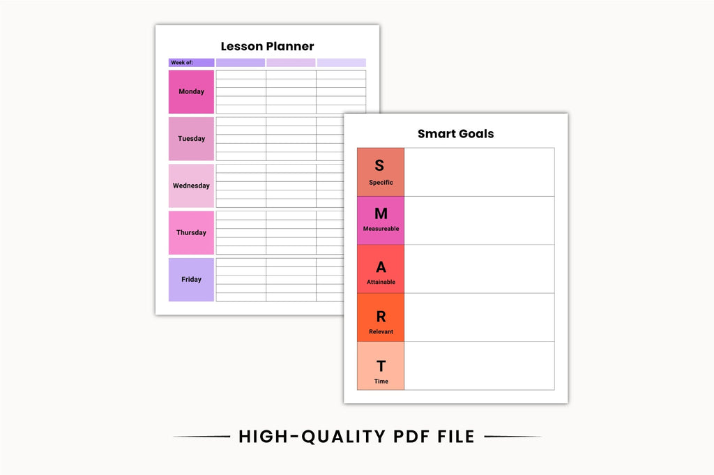 Teacher Academic Planner