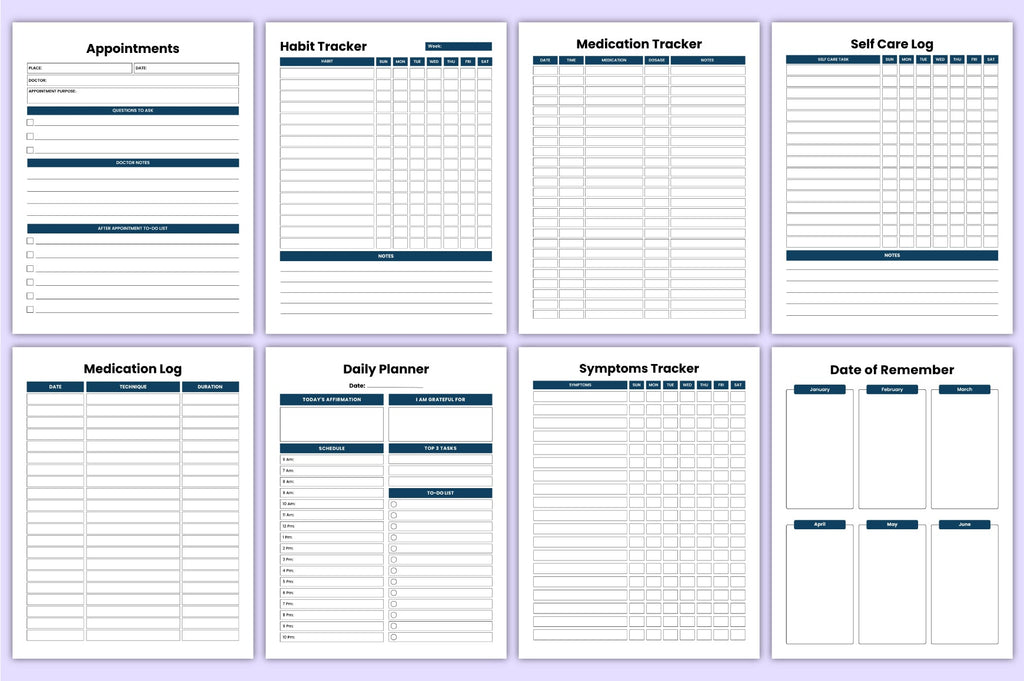 Anxiety Depression Planner