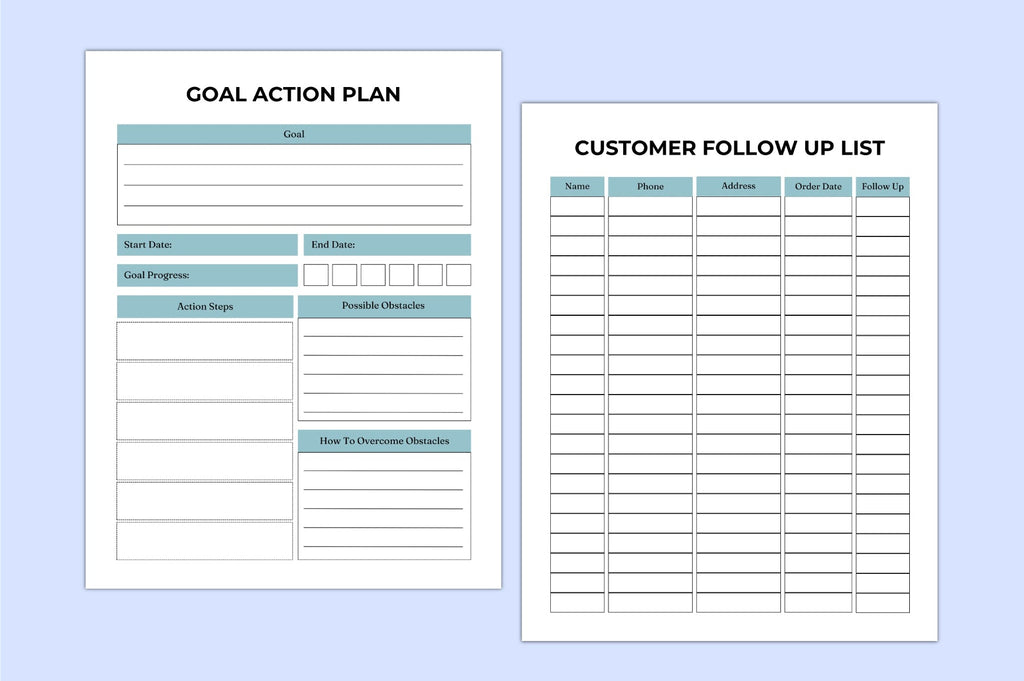 Shirt Business Planner
