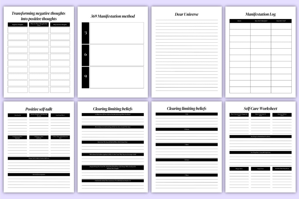 Spiritual Manifestation Planner