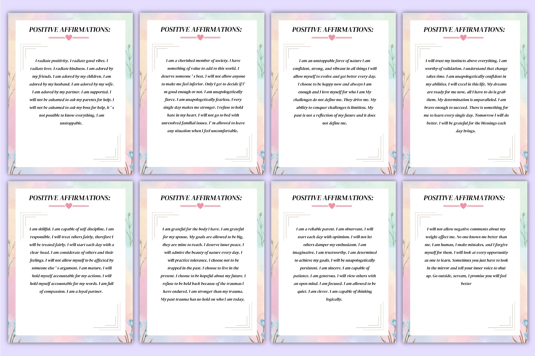 Empowering Affirmations For Women