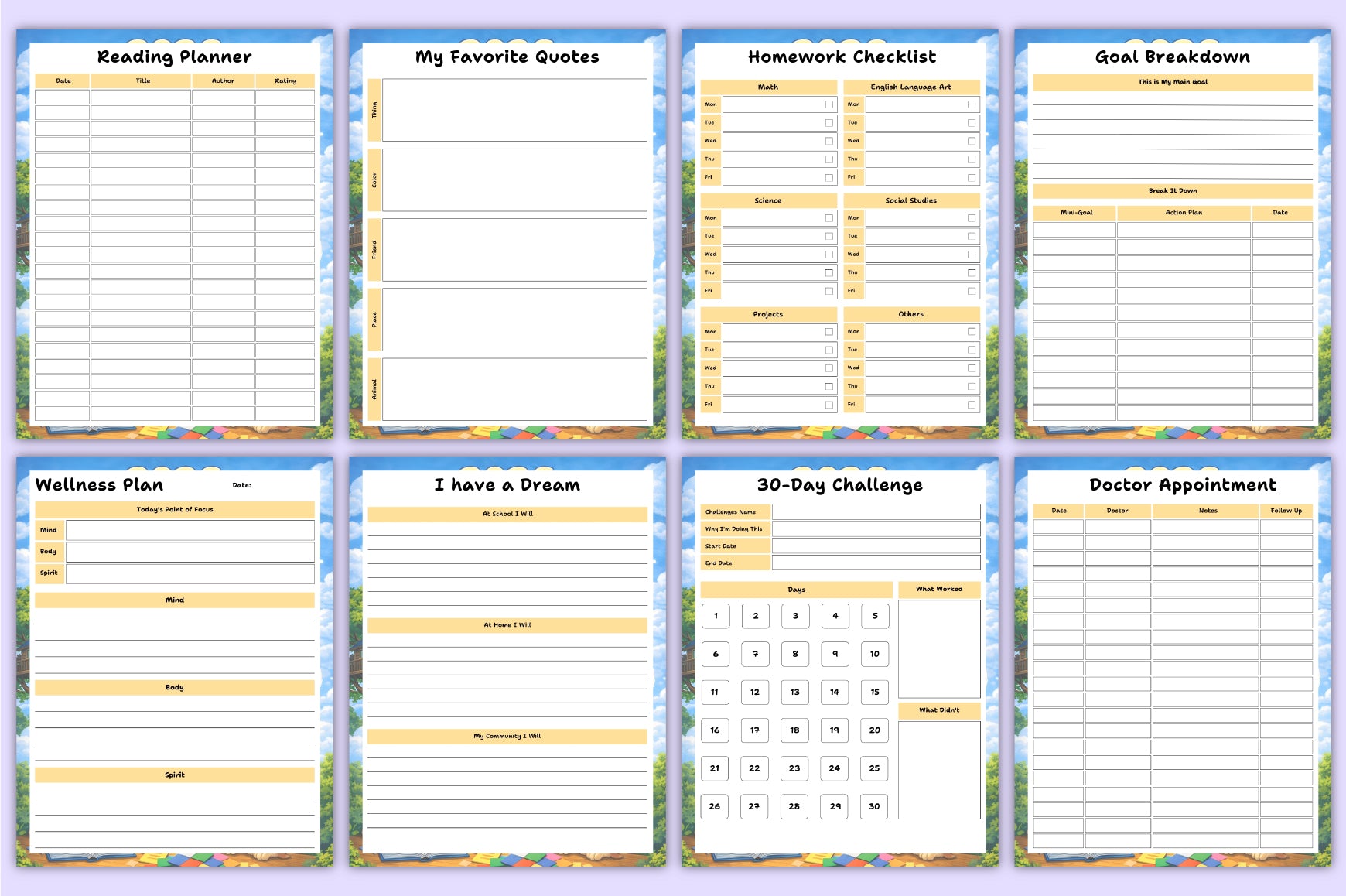 Adhd Skills For Kids Workbook