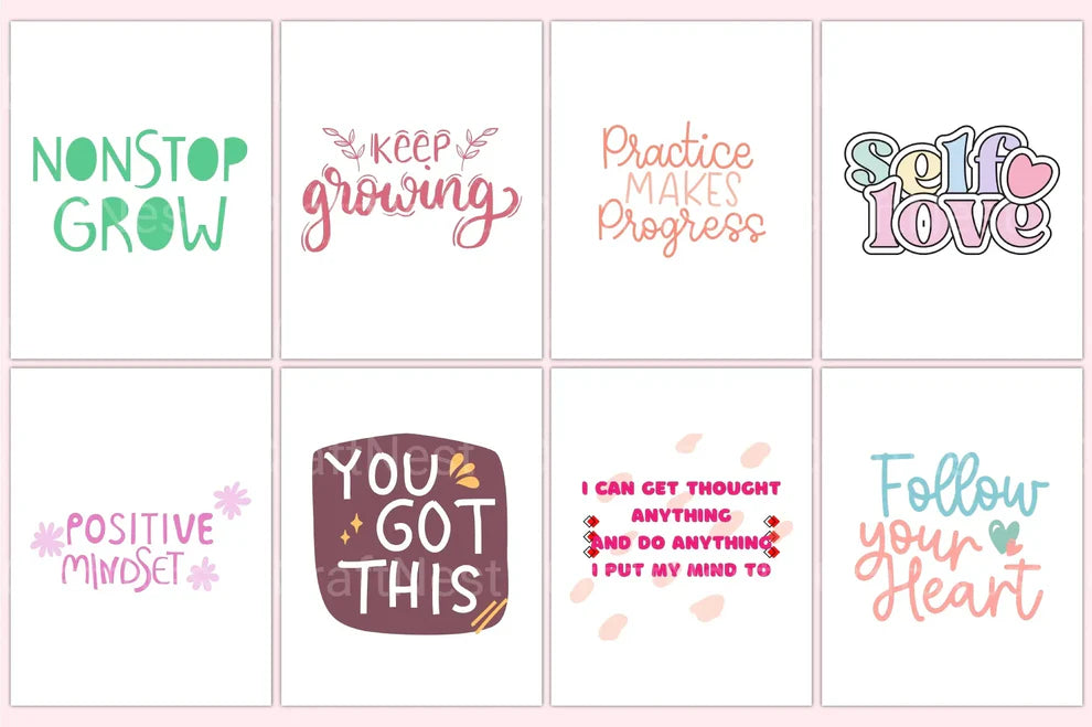 Kids Positive Affirmations Canva Template
