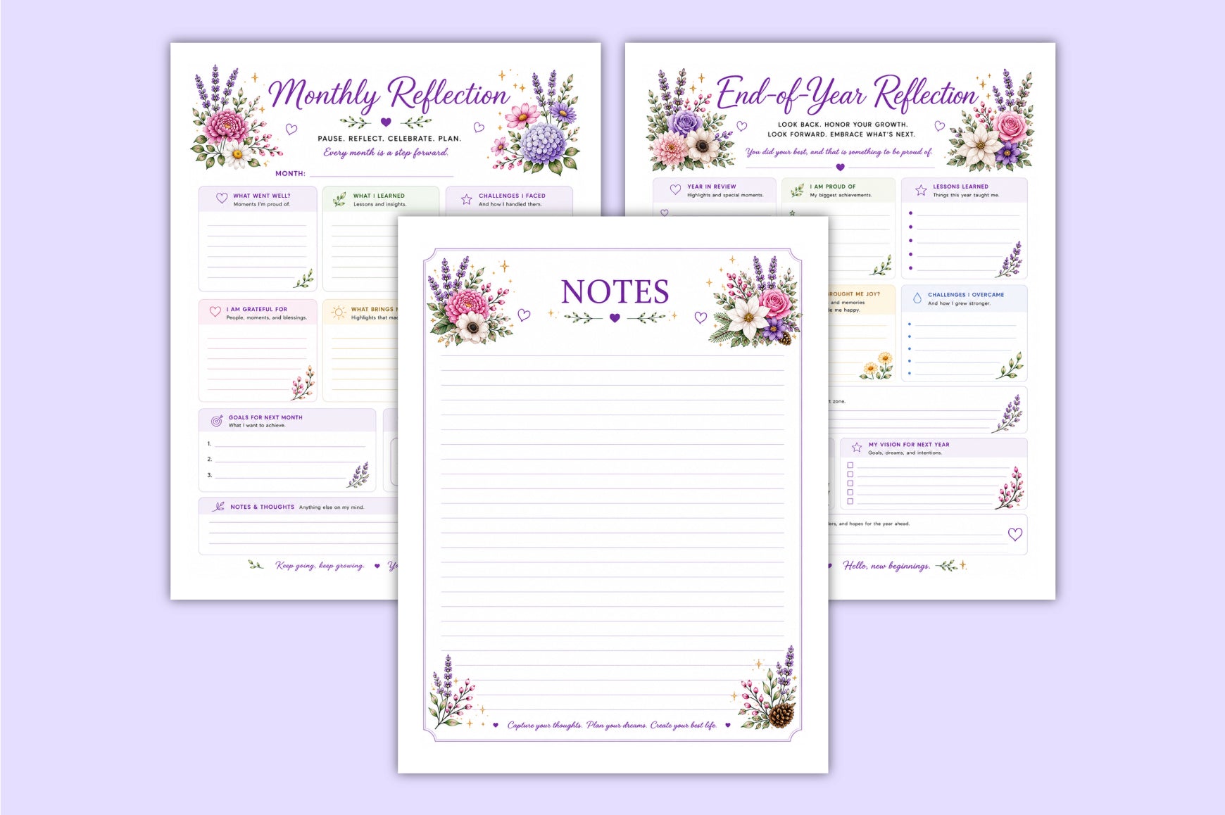 Self Care Planner