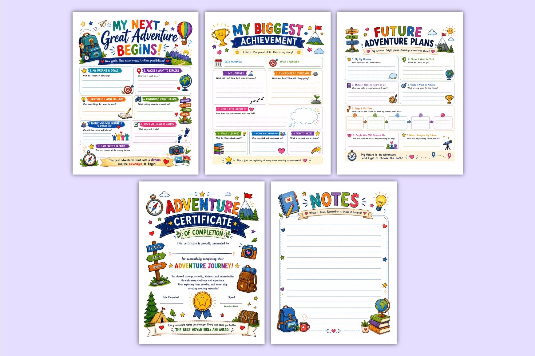 Smart Adventures For Kids Planner