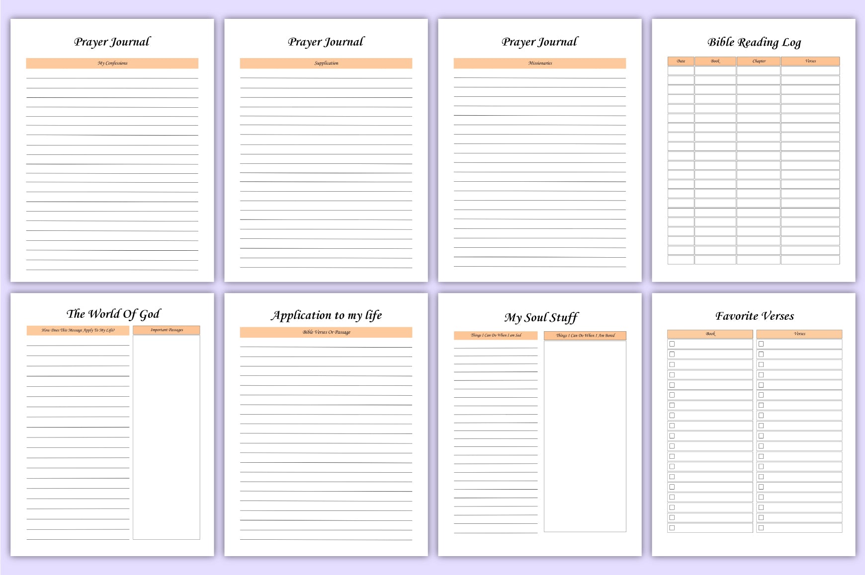 Scripture Study Reflection Journal