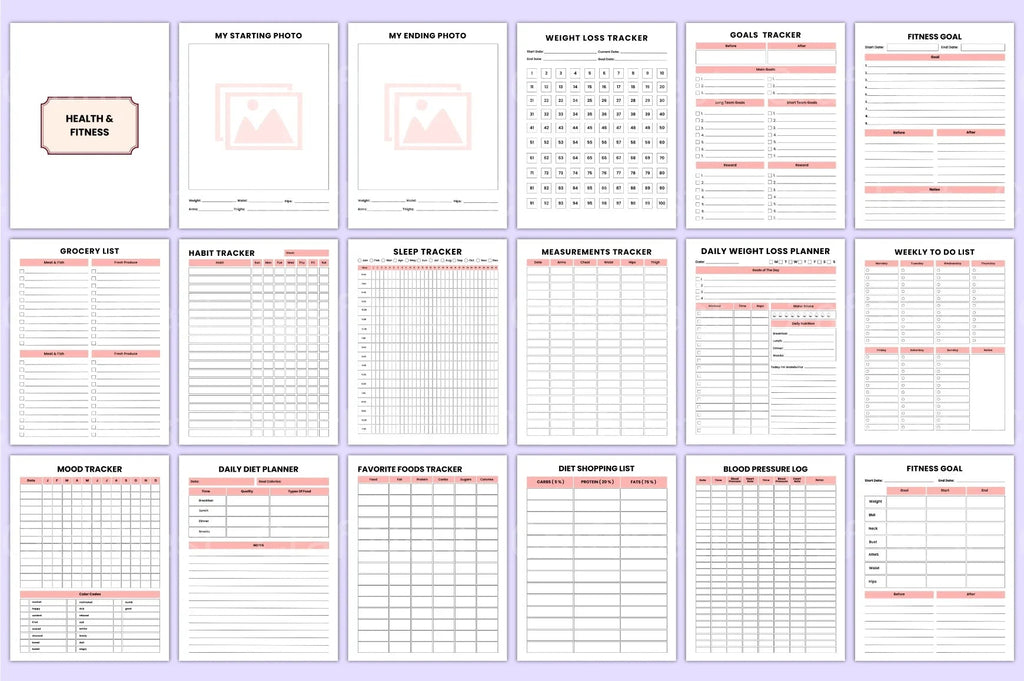 Ultimate ADHD Life Organizer printable life planning worksheets