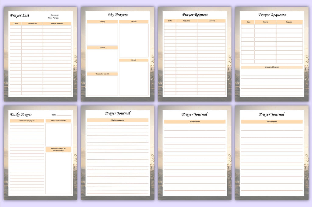 Faith Prayer Reflection Journal