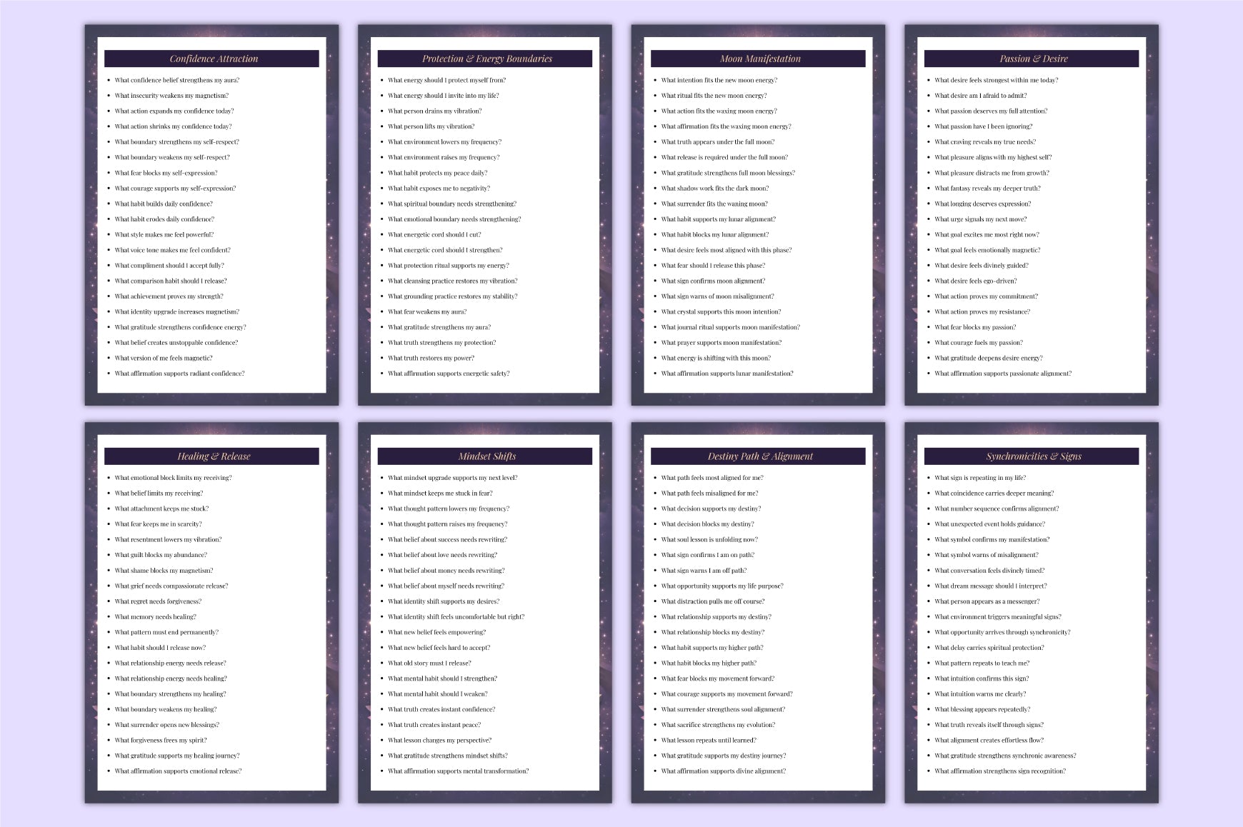 Manifestation Attraction Prompts