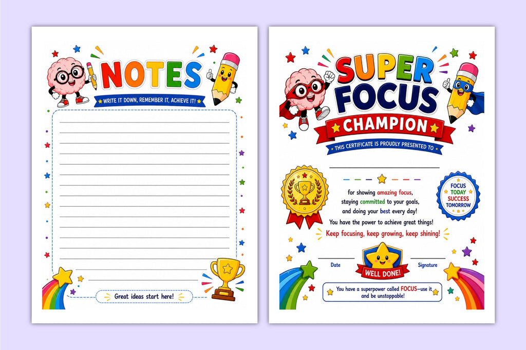 Super Focus For Kids Planner