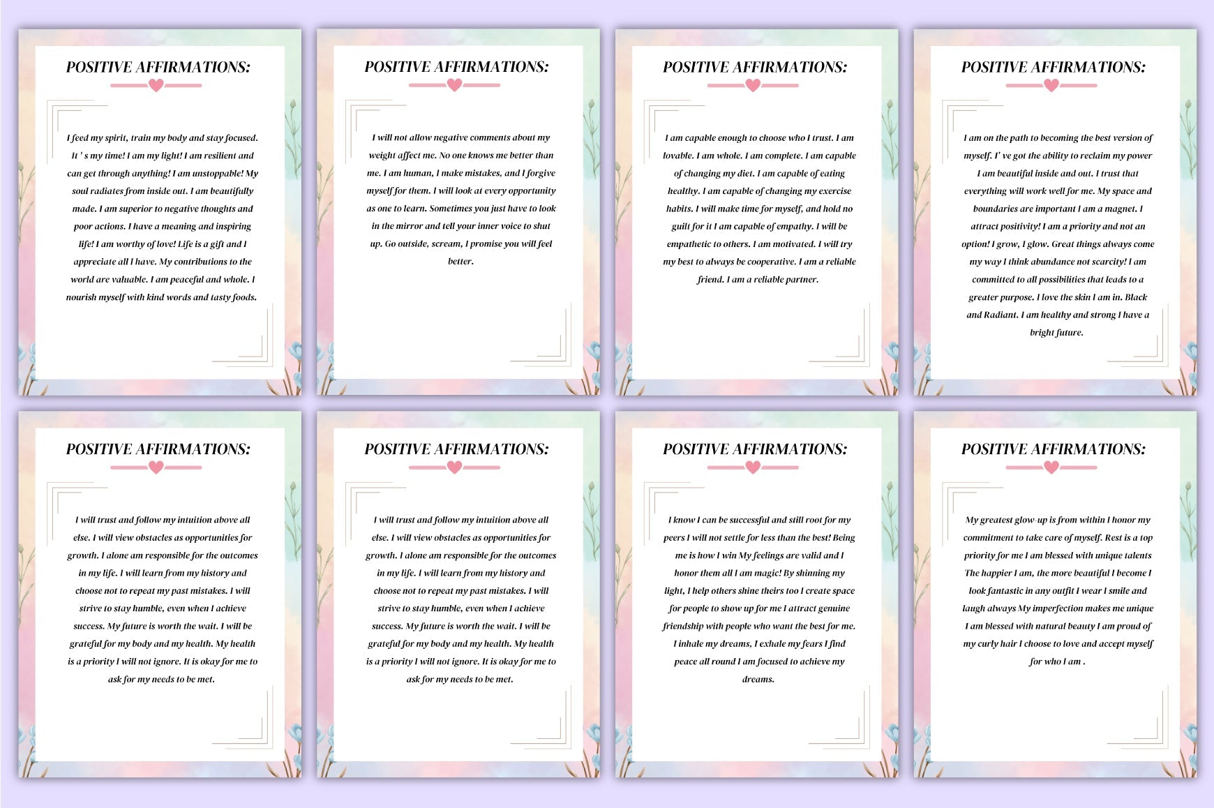 Empowering Affirmations For Women