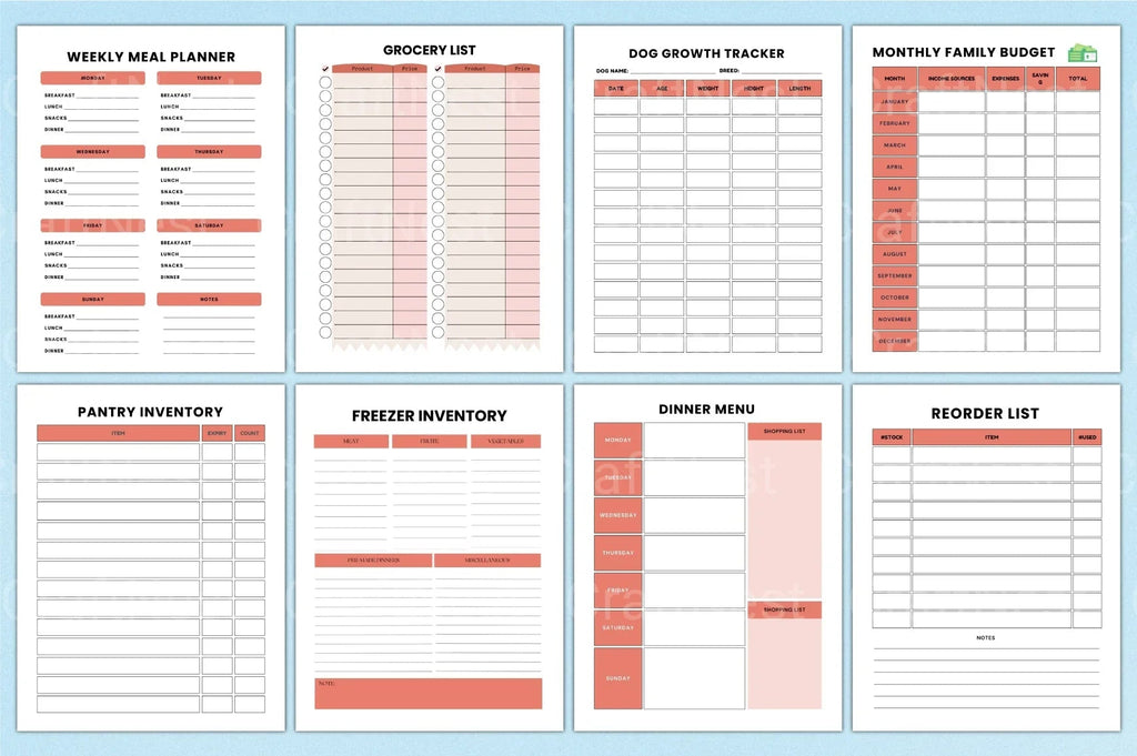 ADHD Planner for Effective Organization printable planning toolkit