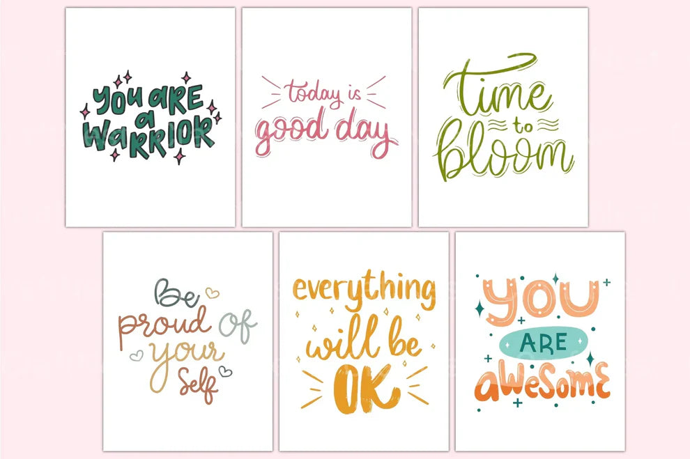 Kids Positive Affirmations Canva Template