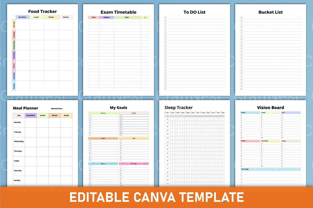 ADHD Printable Planner printable organization tool for children