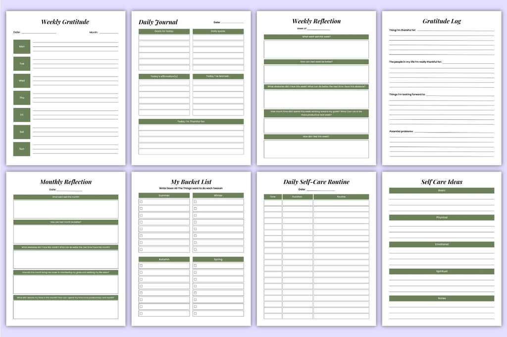 Self Care Journal