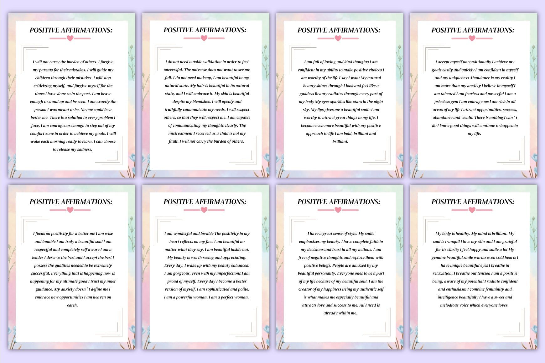 Empowering Affirmations For Women