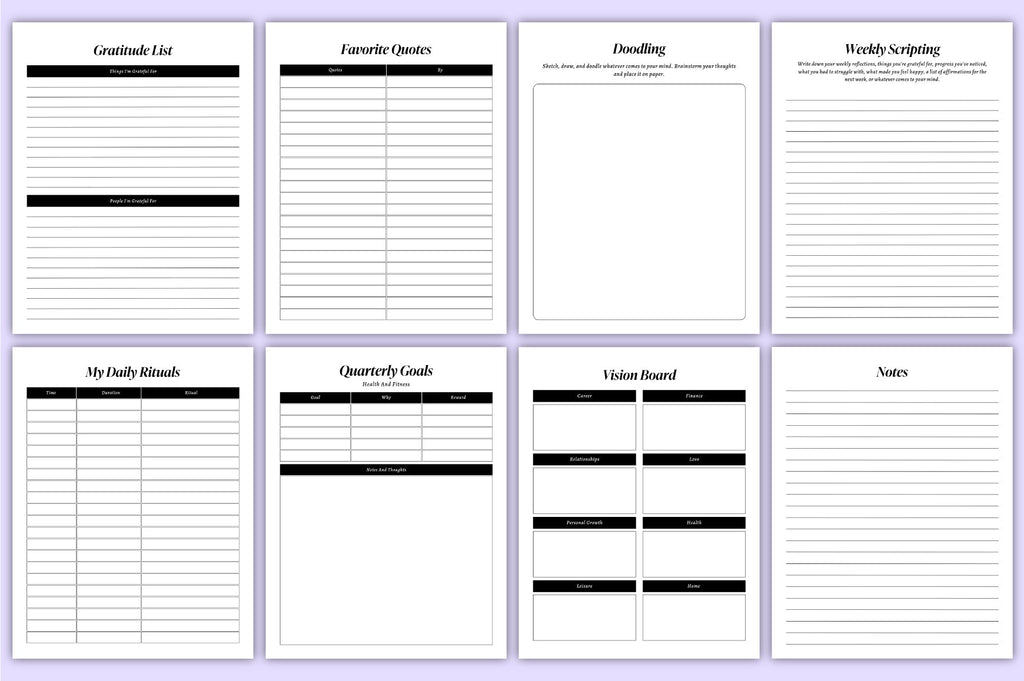 Spiritual Manifestation Planner
