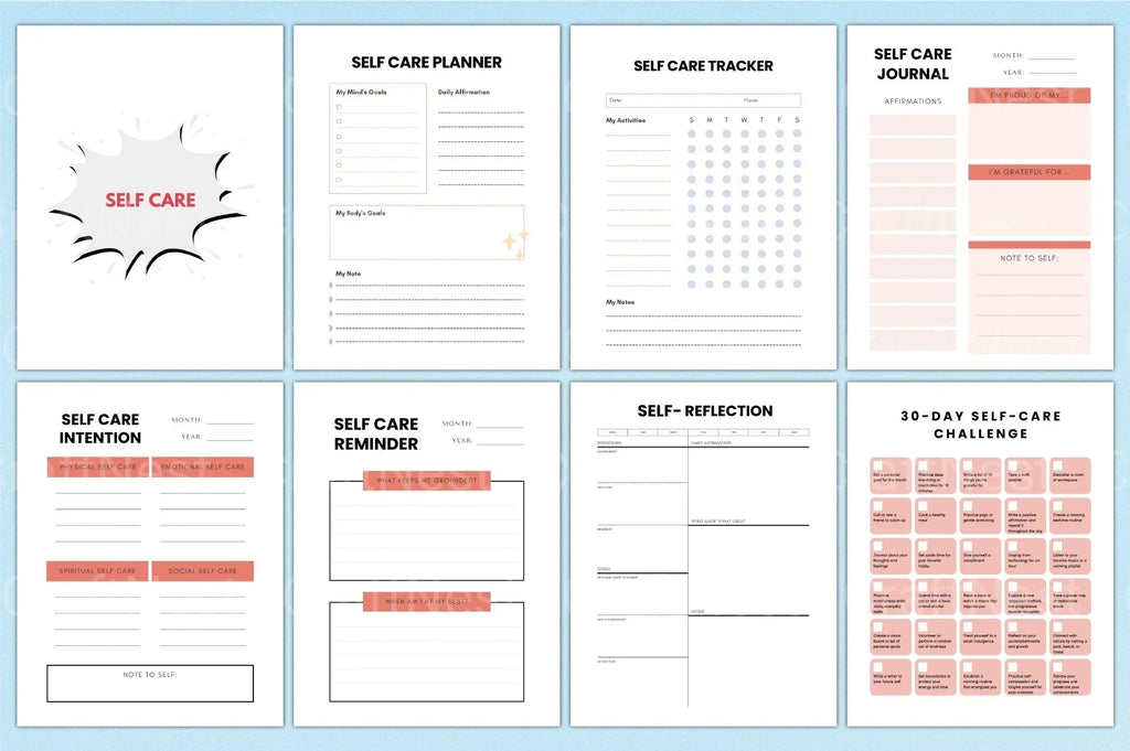 ADHD Planner for Effective Organization complete planner bundle preview