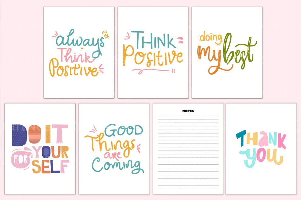 Kids Positive Affirmations Canva Template