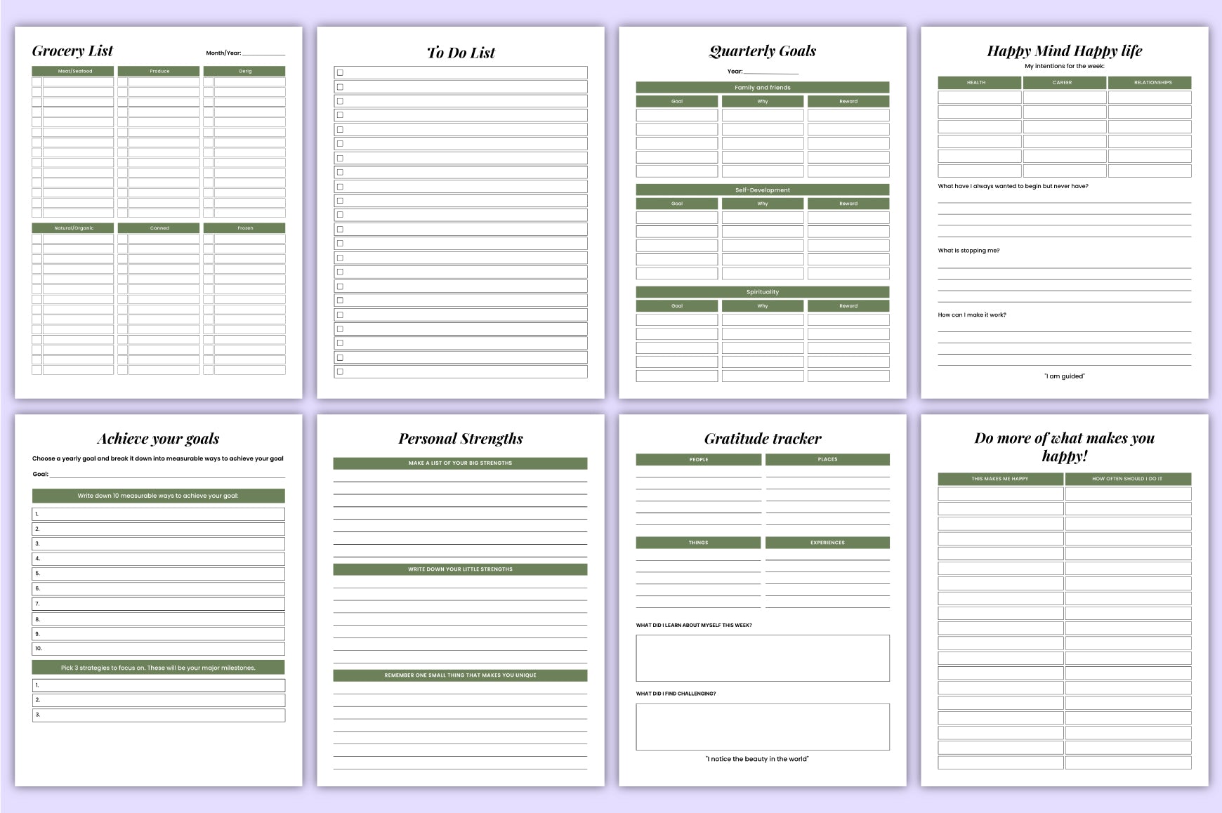 Self Care Journal