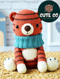 Tiger Snood Crochet Pattern