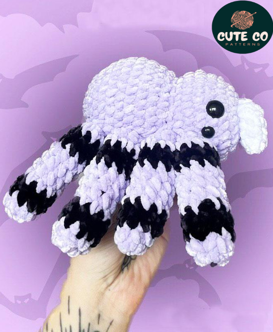 Spider Purple Crochet Pattern