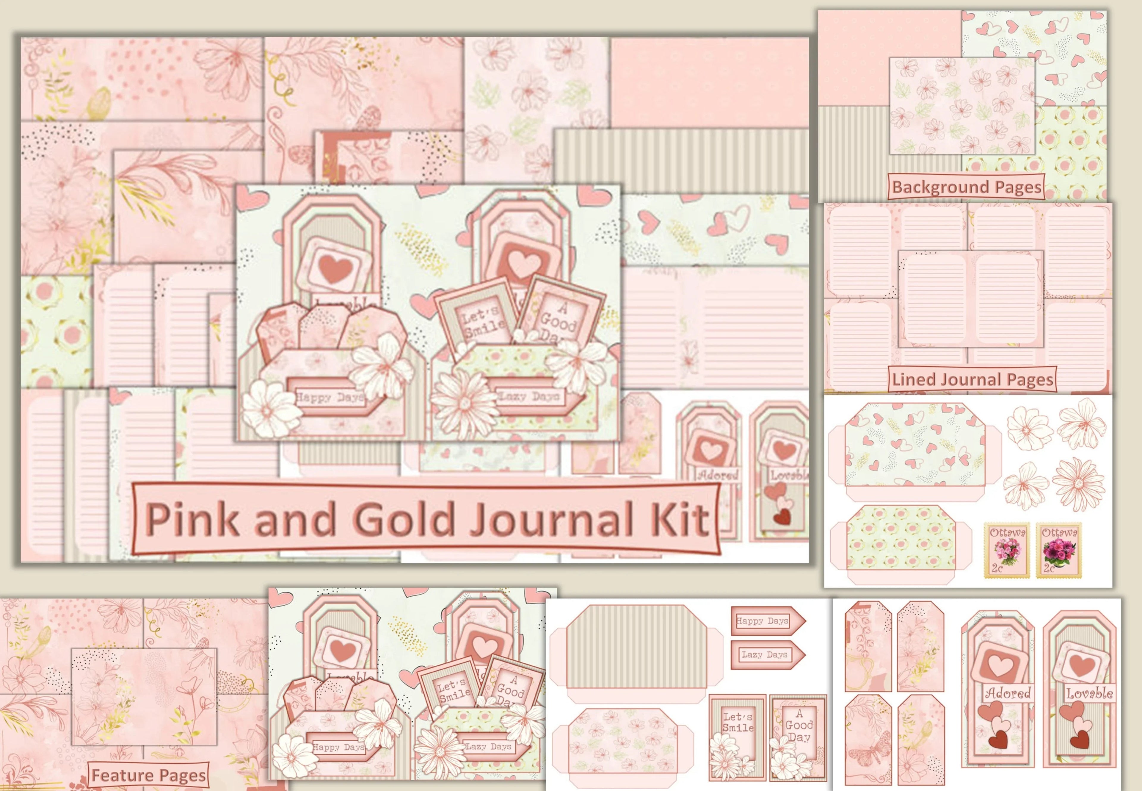 Pink and Journal Kit