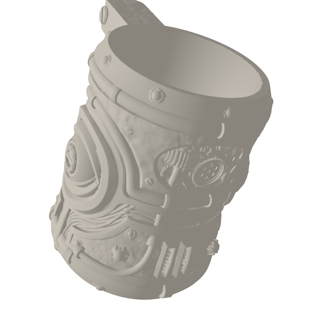 Steampunk Mug 3D Print STL File