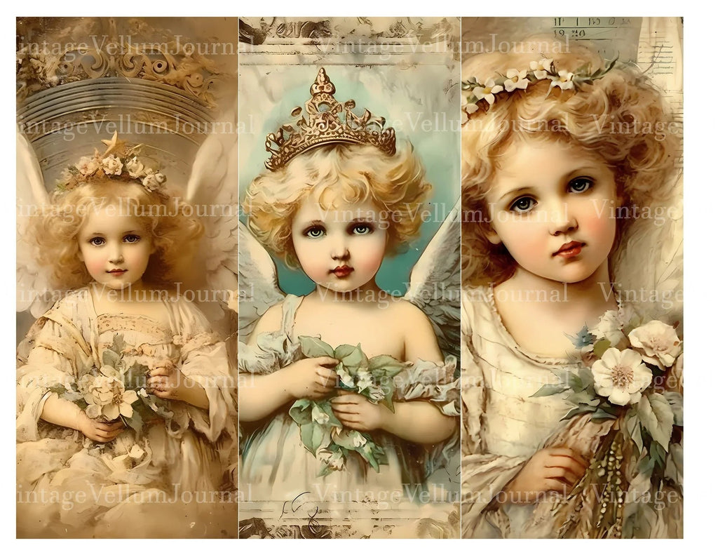 Baby Angels Junk Journal Pages