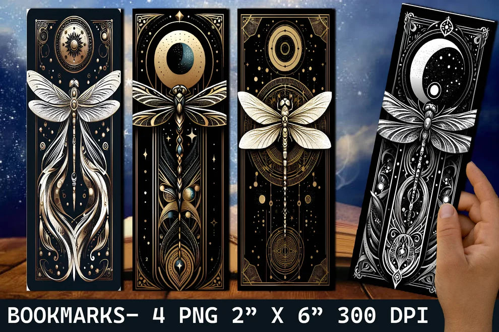 Dragonfly Bookmark Magic Dragonflies Bookmarks