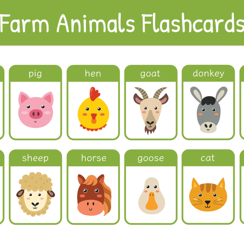 All Farm Animals Flashcards