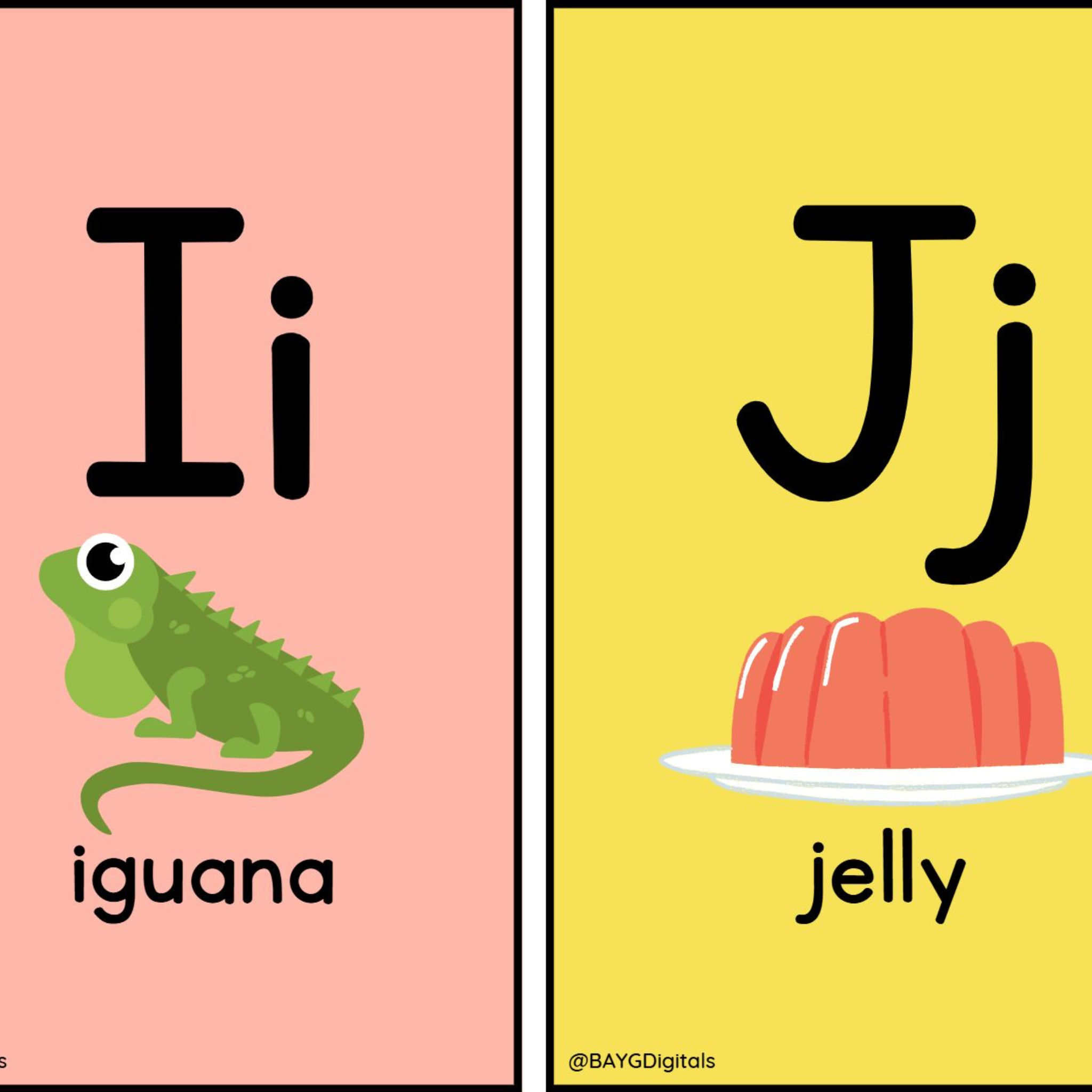 Alphabet Flashcards with Pictures