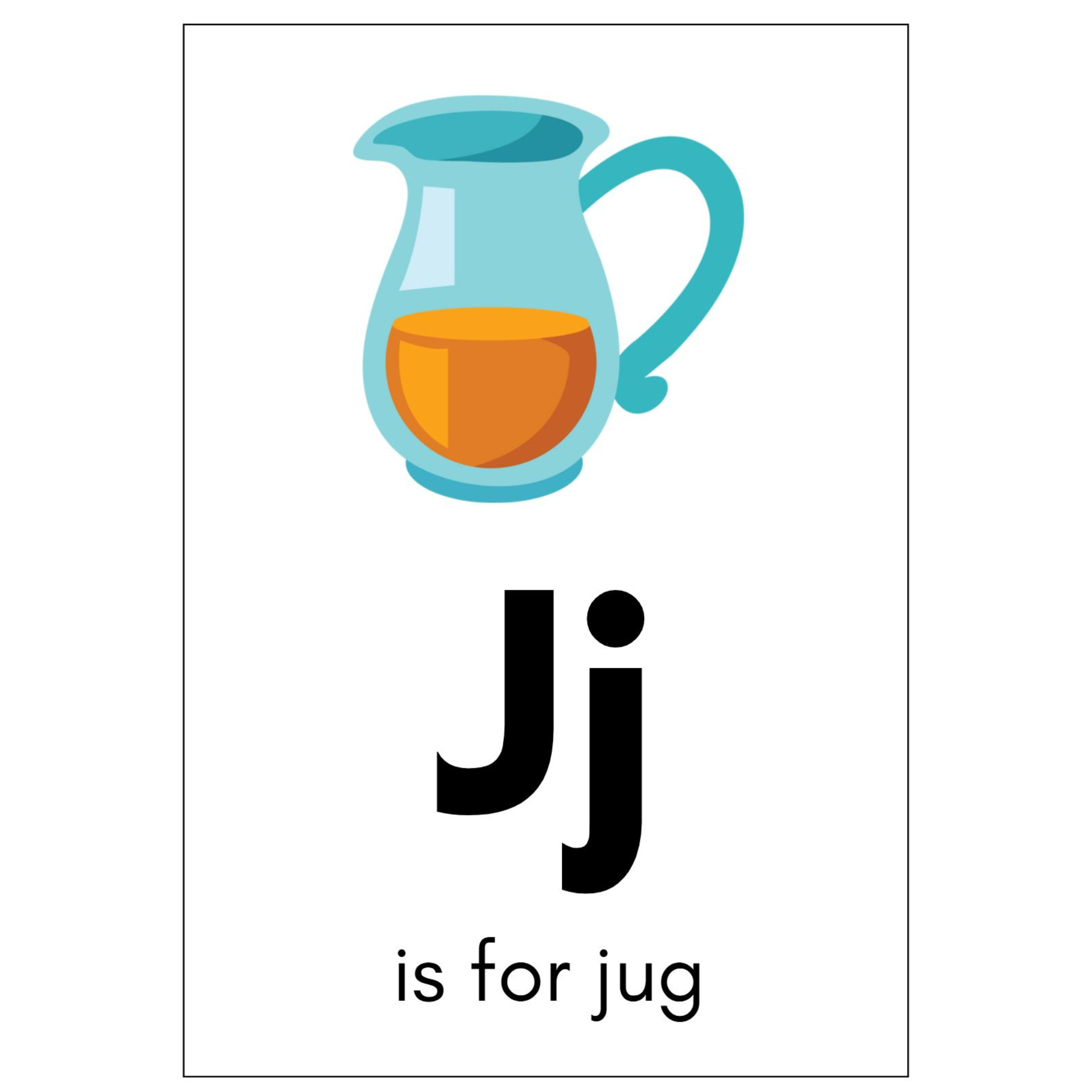 Alphabet Object Flashcards a Z