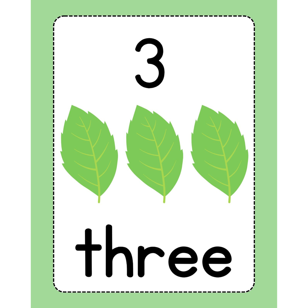 Number Picture Flashcards