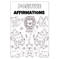 Animal Positive Affirmations Coloring Book