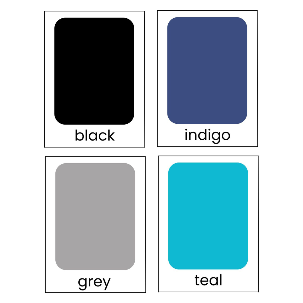 Basic Color Flashcards for Kids