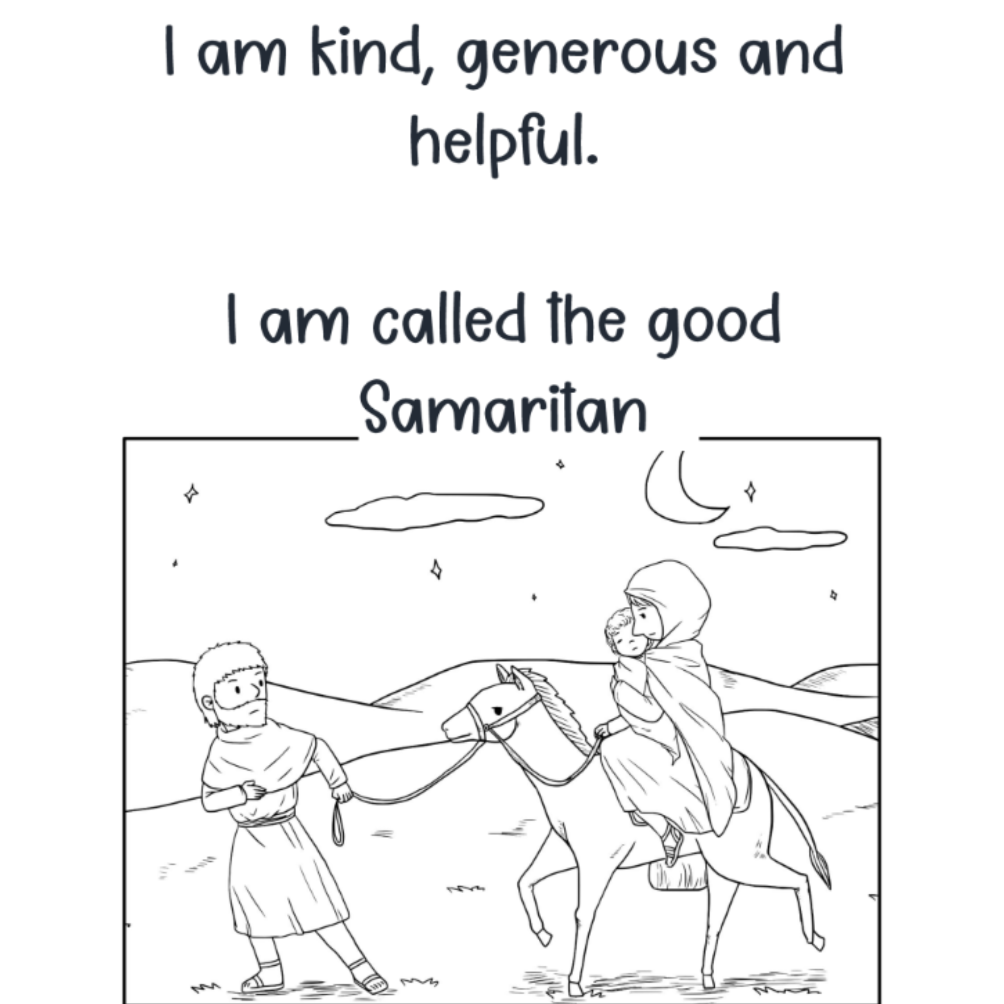 Biblical I Am Affirmation Coloring Book