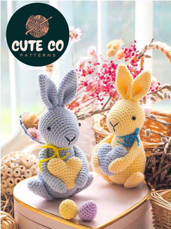 Bunny and Heart Crochet Pattern